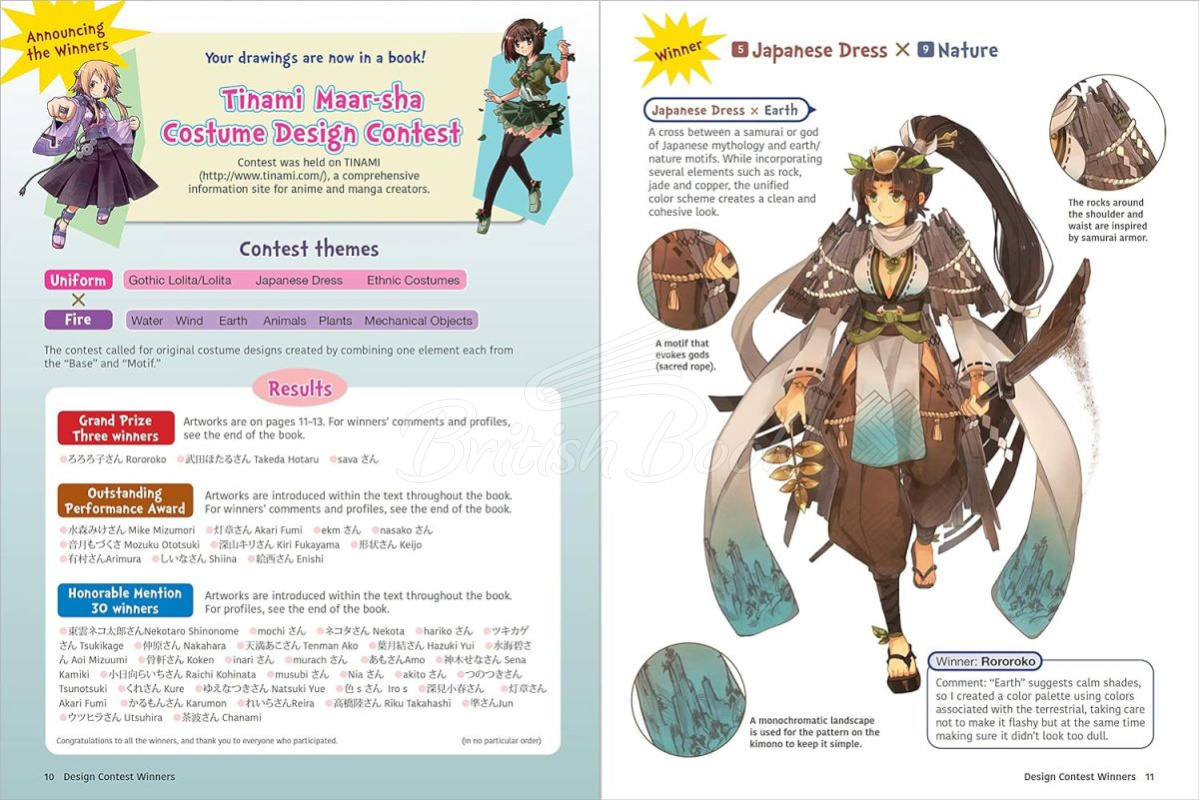 Книга Fantasy Costumes for Manga, Anime & Cosplay зображення 3