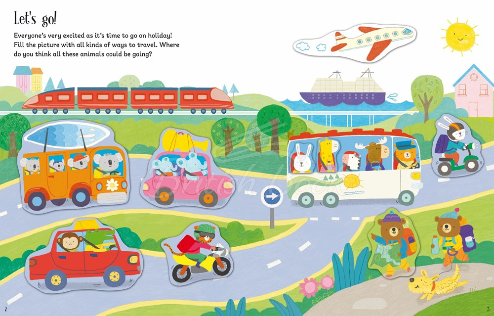 Книга First Sticker Book: Holiday зображення 2