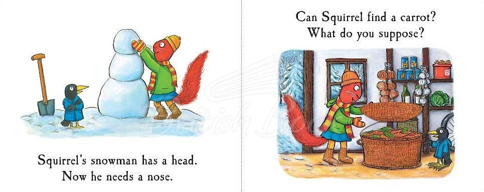 Книга Squirrel's Snowman изображение 2