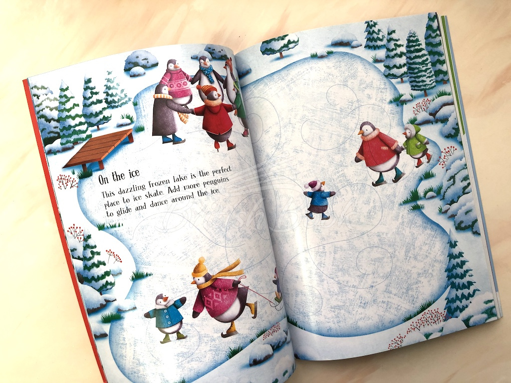 Книга Little Sparkly Christmas Sticker Book изображение 6