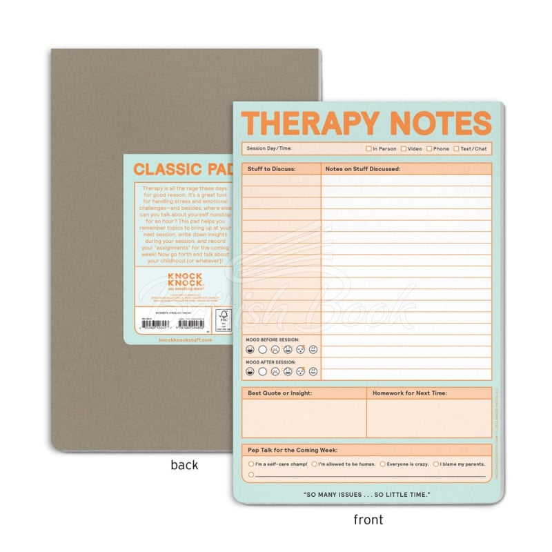 Папір для нотаток Therapy Notes Pad (Pastel Version) зображення 2