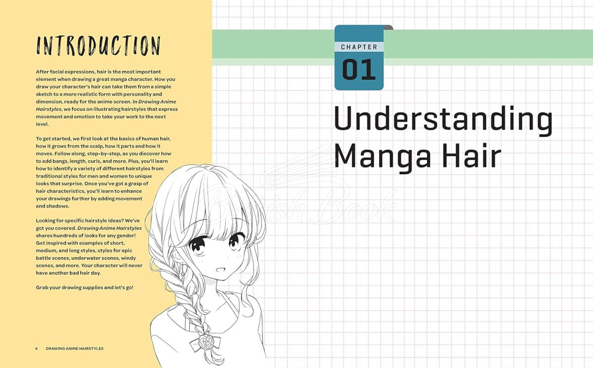 Книга How to Draw Hairstyles for Manga зображення 2