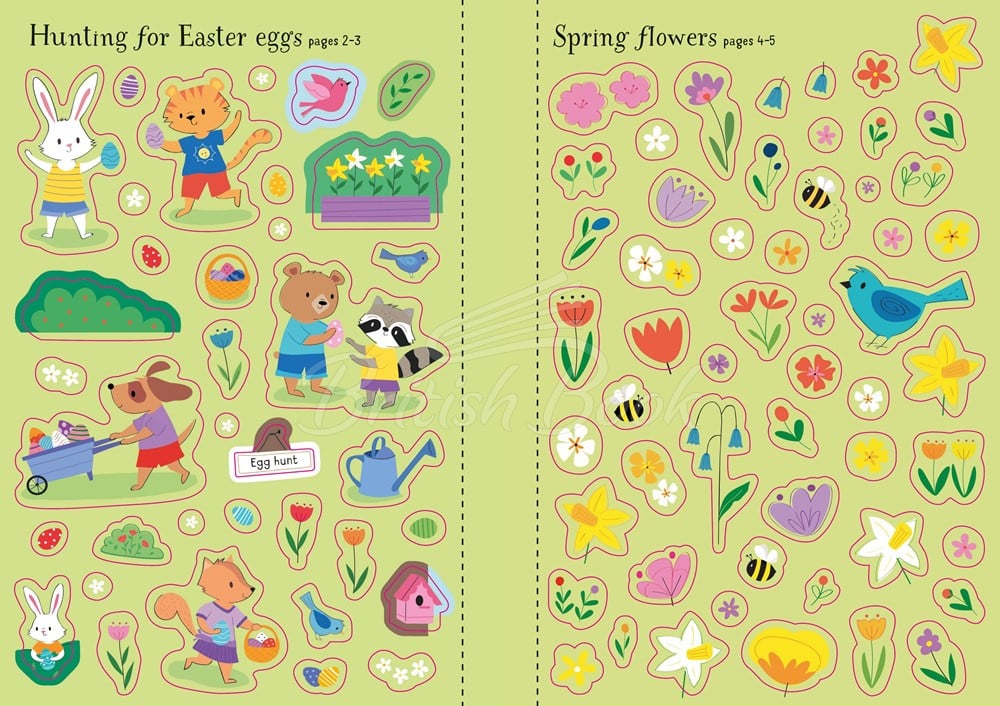 Книга Little First Stickers: Easter изображение 5