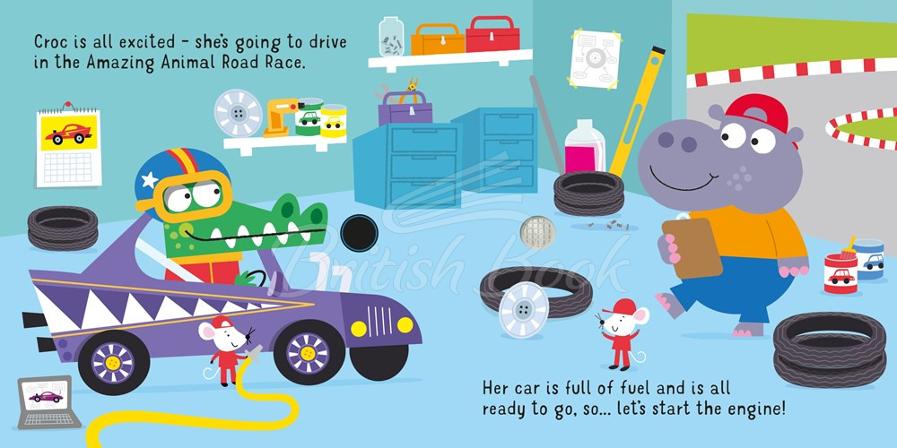 Книга Let's Go in a Racing Car! зображення 2