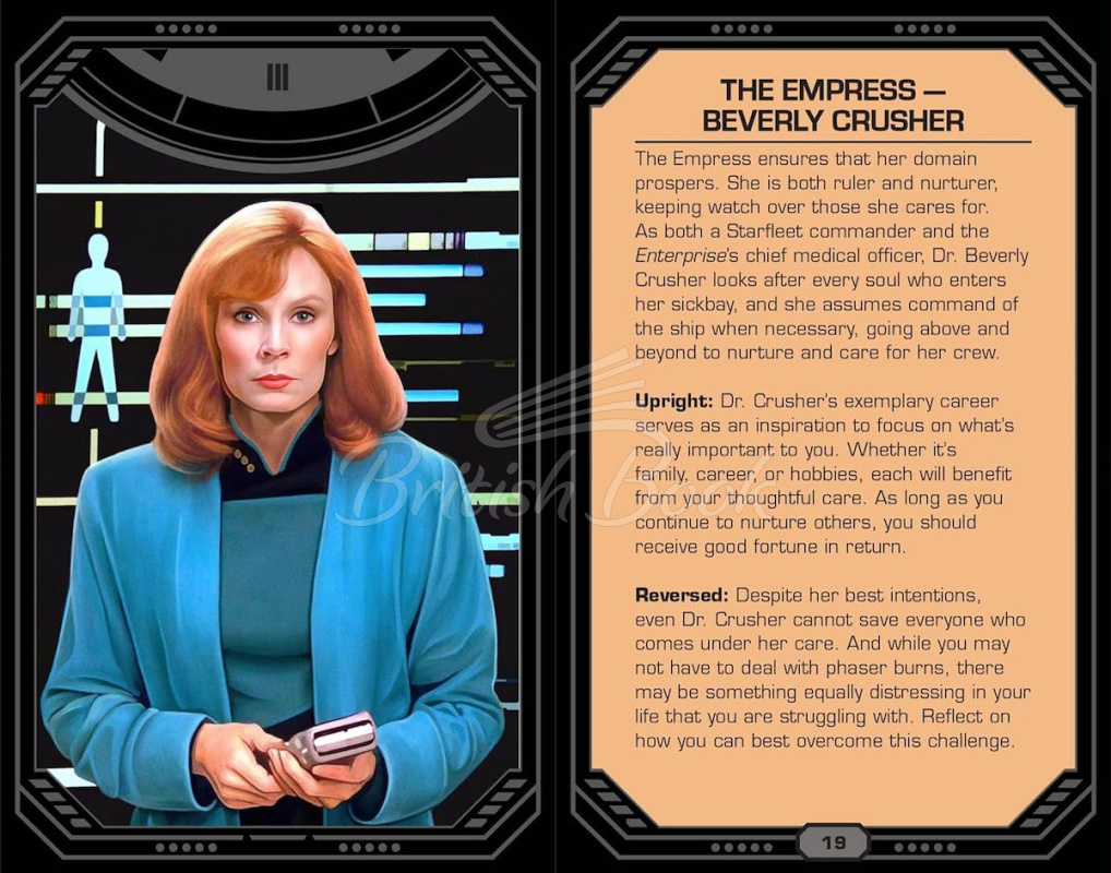 Карты таро Star Trek: The Next Generation Tarot Card Deck and Guidebook изображение 6