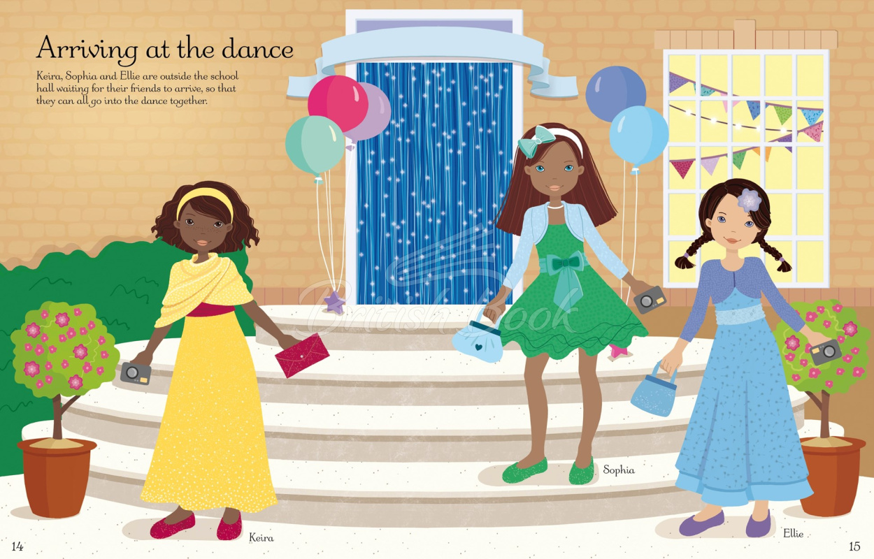 Книга Sticker Dolly Dressing: School Dance изображение 6