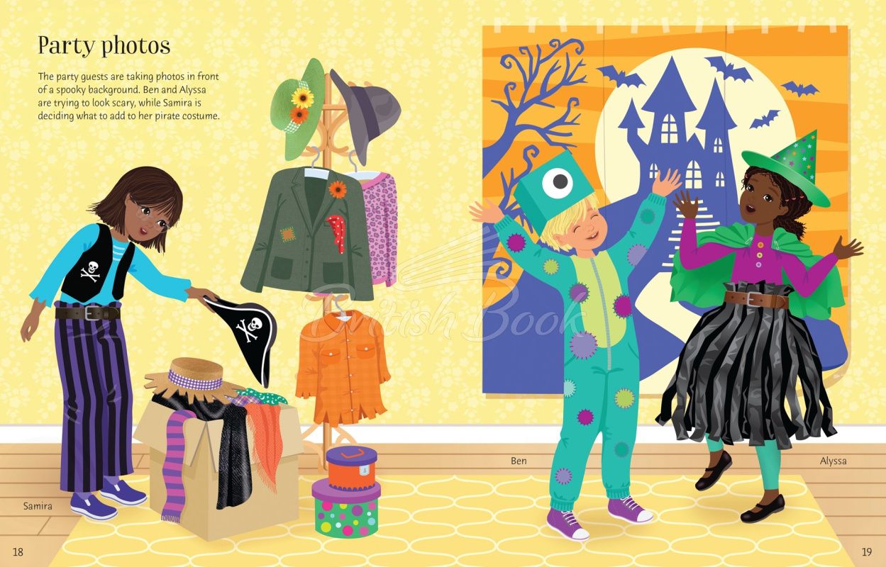 Книга Sticker Dolly Dressing: Halloween Party изображение 9