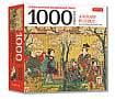 Cherry Blossom Season in Old Tokyo 1000 Pieces Jigsaw Puzzle