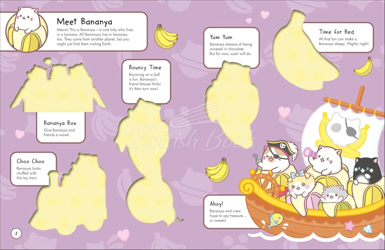 Книга Bananya Ultimate Sticker Collection зображення 2