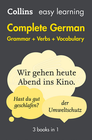Книга Collins Easy Learning: Complete German Grammar + Verbs + Vocabulary зображення