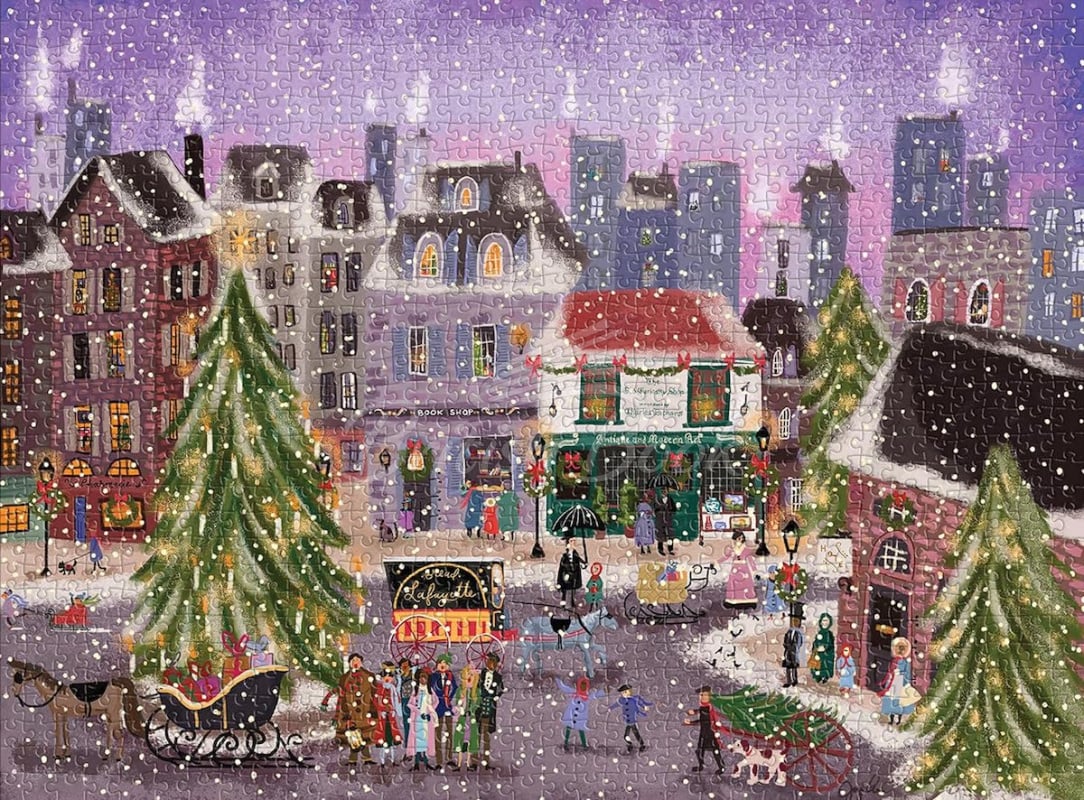 Пазл Joy Laforme Christmas Square 1000 Piece Puzzle in Square Box изображение 2