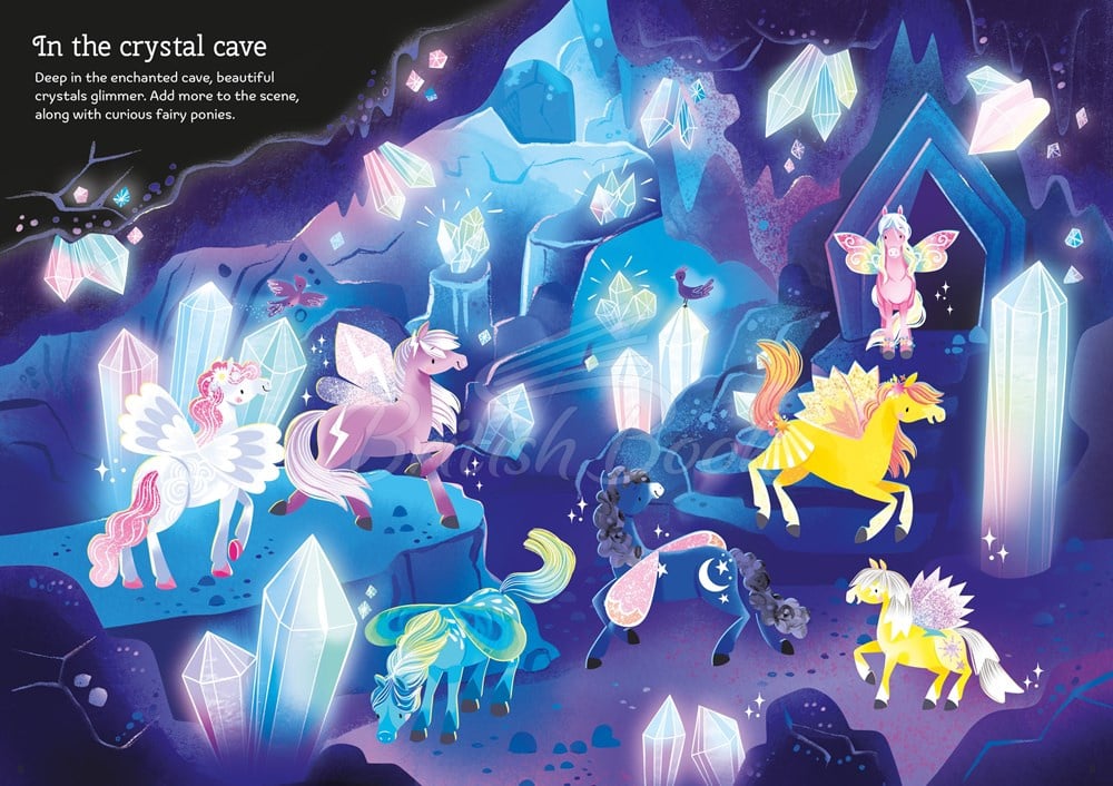 Книга Sparkly Fairy Ponies Sticker Book зображення 3