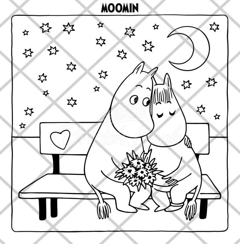 Книга Moomin Moments: A Cute and Cosy Colouring Book for All Ages зображення 4