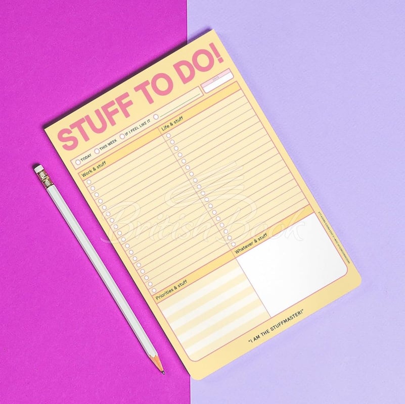 Бумага для заметок Stuff To Do! Big and Sticky Notepad изображение 4