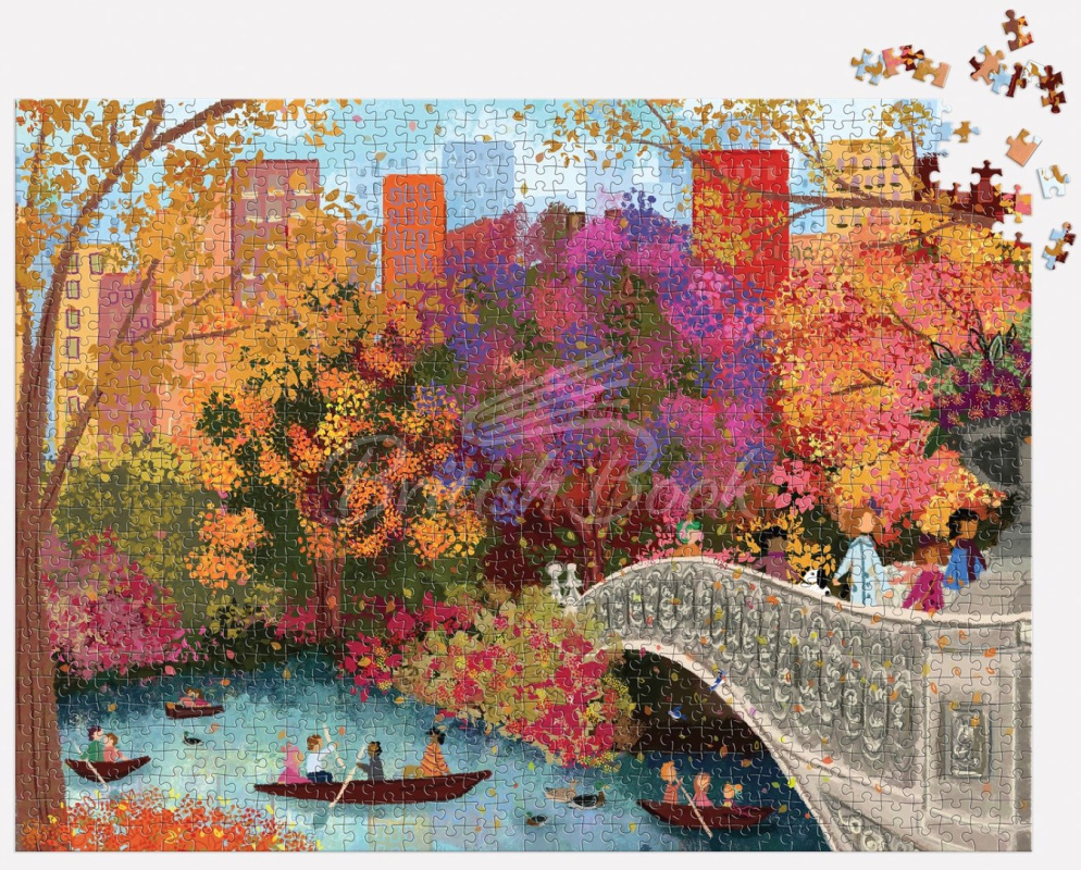 Пазл Joy Laforme Autumn on Bow Bridge 1000 Piece Puzzle зображення 4