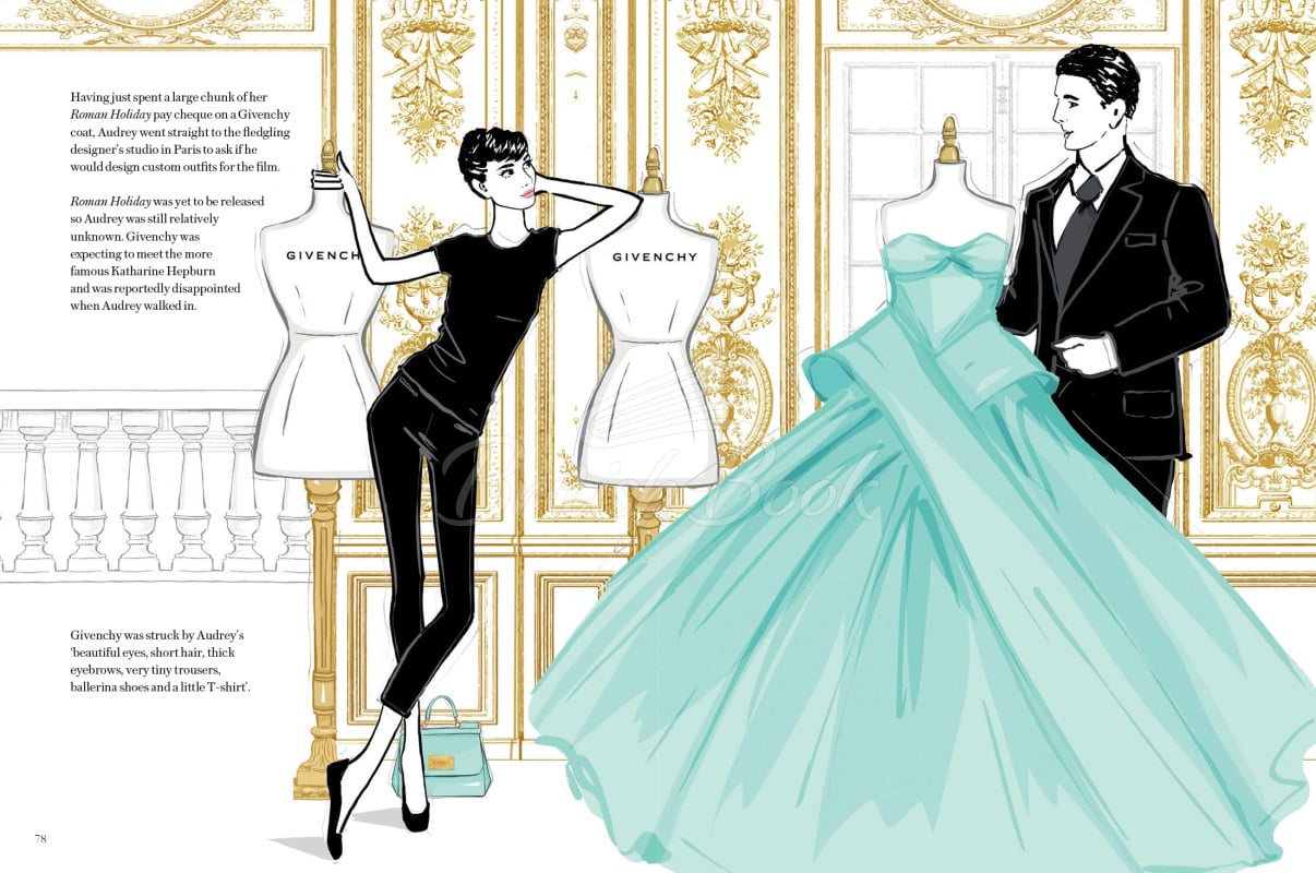 Книга Audrey Hepburn: The Illustrated World of a Fashion Icon зображення 7