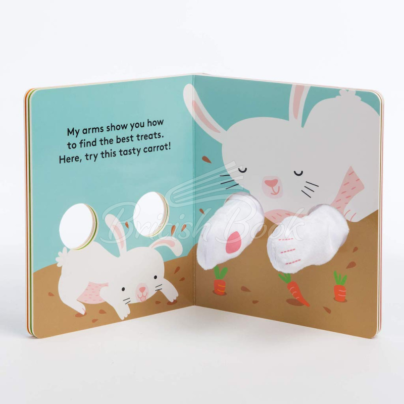 Книга Hug Me Little Bunny Finger Puppet Book зображення 4