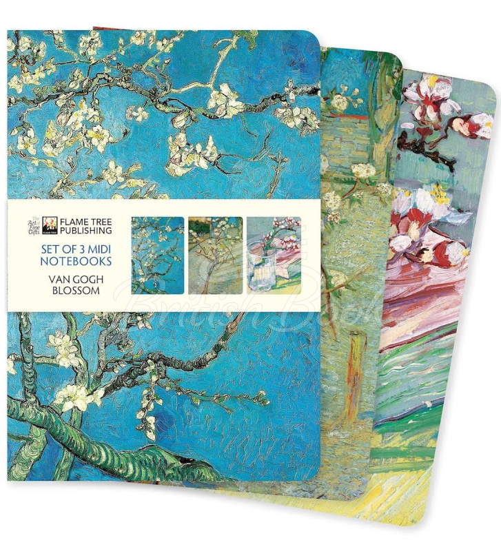 Набор Vincent van Gogh: Blossom Set of 3 Midi Notebooks изображение