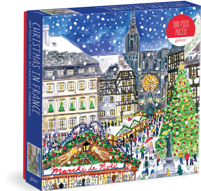 Пазл Michael Storrings Christmas in France 500 Piece Puzzle изображение