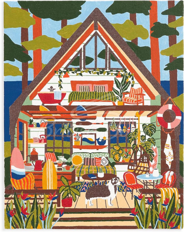 Набір для творчості Surf Shack Hideaway Paint by Number Kit зображення 6