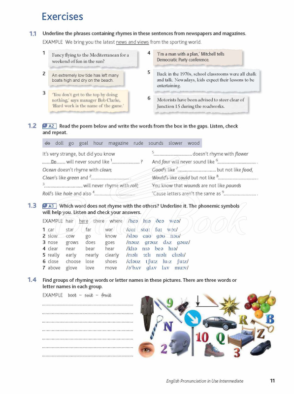 Книга English Pronunciation in Use Second Edition Intermediate with key and Downloadable Audio изображение 4
