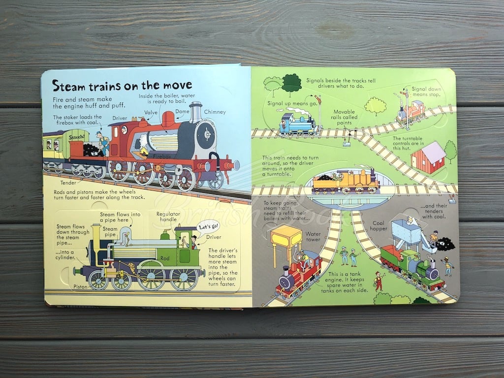 Книга Look inside Trains изображение 3