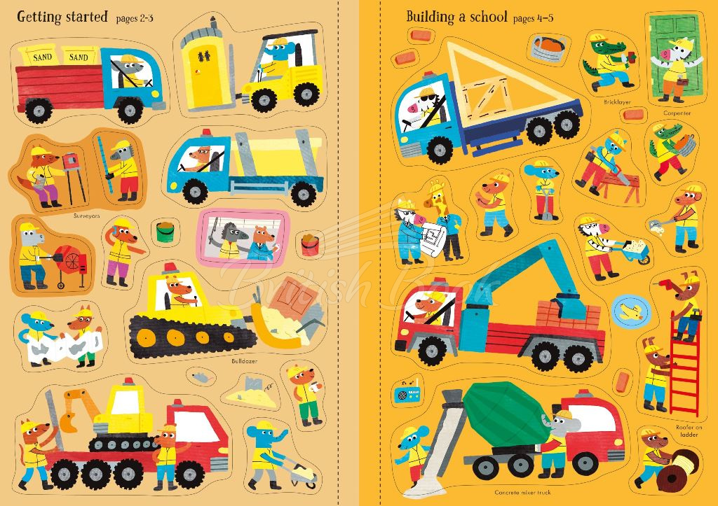 Книга Little First Stickers: Building Site зображення 2