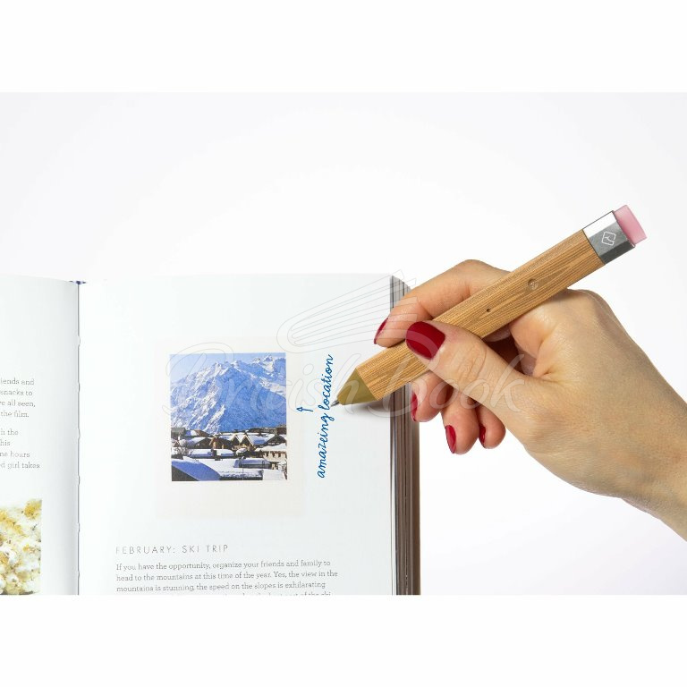 Закладка Pen Bookmark Wood with Refills зображення 4