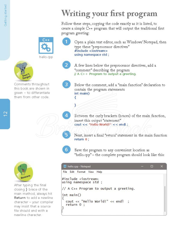 Книга C++ Programming in Easy Steps 6th Edition зображення 10