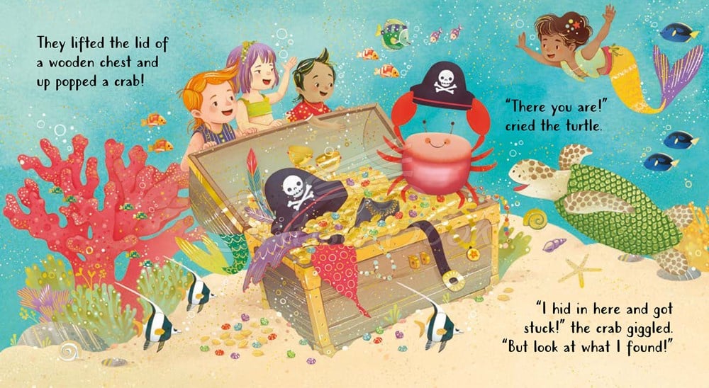 Книга Usborne Touchy-Feely: Sparkly Mermaids зображення 5