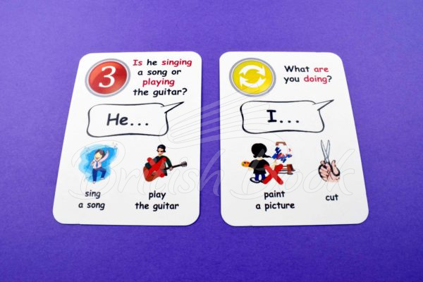 Карточки Fun Card English: Present Continuous изображение 4