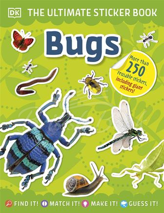 Книга The Ultimate Sticker Book: Bugs изображение