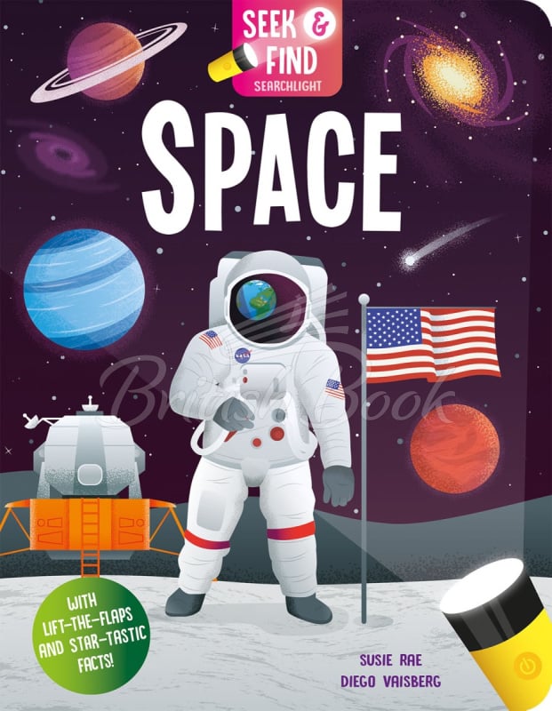 Книга Seek and Find Searchlight: Space изображение