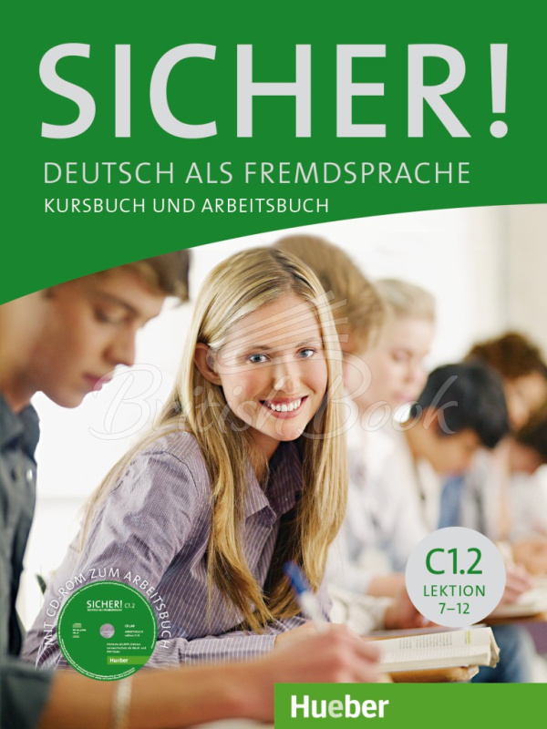 Підручник і робочий зошит Sicher! C1.2 Kursbuch und Arbeitsbuch mit CD-ROM zum Arbeitsbuch Lektion 7–12 зображення