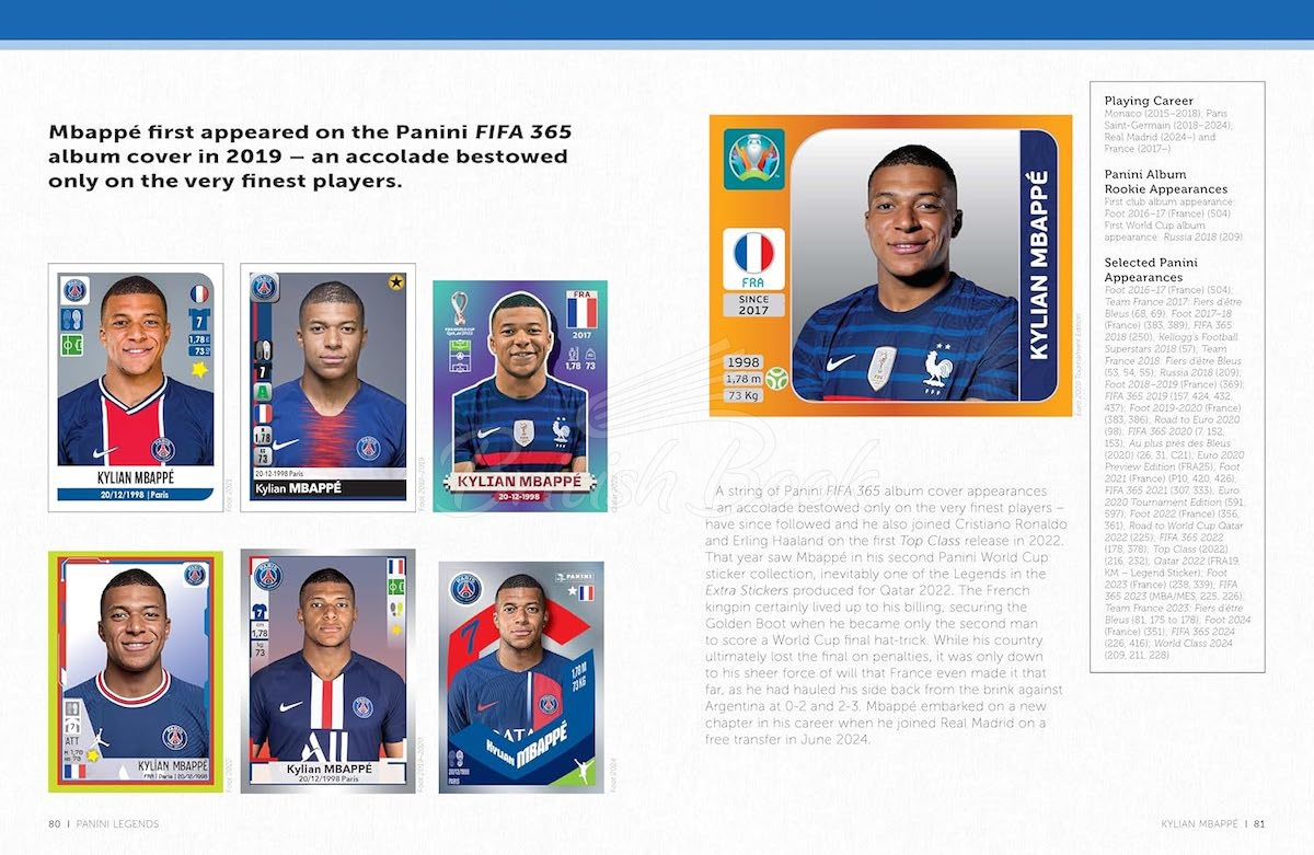 Книга Panini Legends: A Celebration of the World's Greatest Football Stickers изображение 5