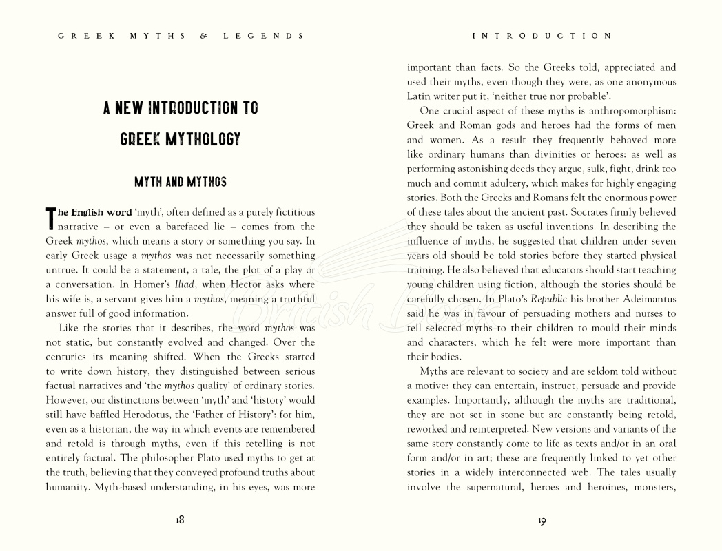 Книга Greek Myths & Legends: Tales of Heroes, Gods & Monsters изображение 1
