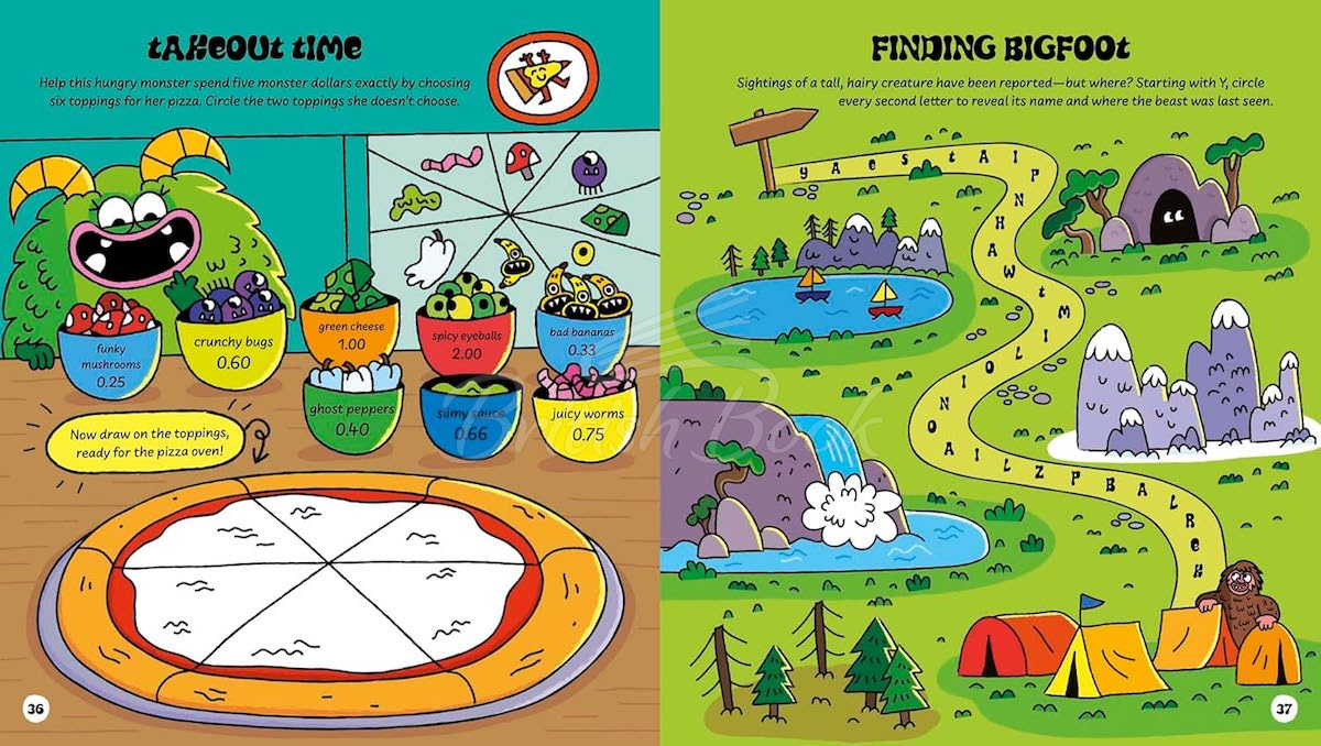 Книга The Monster Activity Book изображение 3