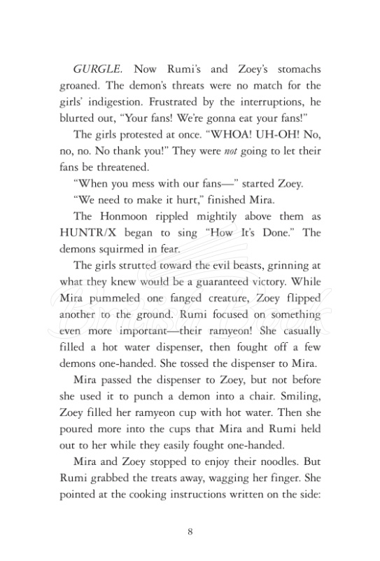 Книга KPop Demon Hunters: The Official Deluxe Junior Novelization зображення 8