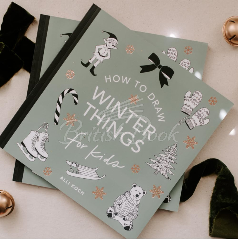 Книга How to Draw Winter Things for Kids with Christmas trees, Elves, Wreaths, Gifts, and Santa Claus зображення 2