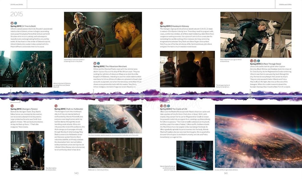 Книга Marvel Studios The Marvel Cinematic Universe An Official Timeline зображення 6