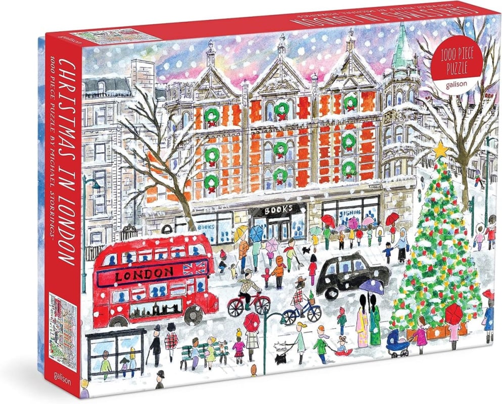 Пазл Michael Storrings Christmas in London 1000 Piece Puzzle изображение