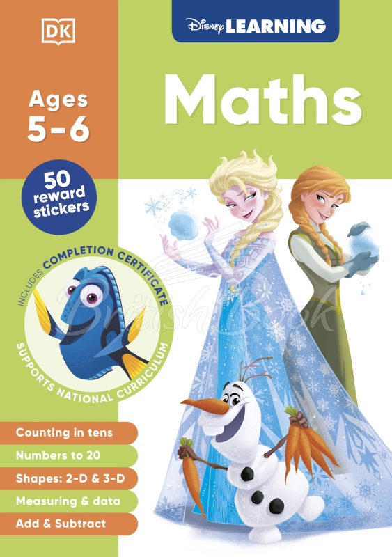 Книга Disney Learning: Maths (Ages 5-6) зображення