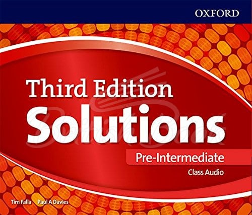 Аудіодиск Solutions Third Edition Pre-Intermediate Class Audio зображення