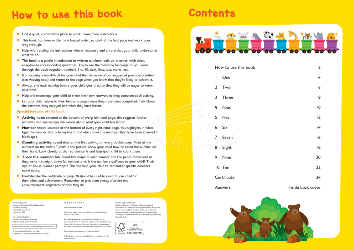 Книга Collins Easy Learning Preschool: Numbers (Ages 3-5) зображення 1