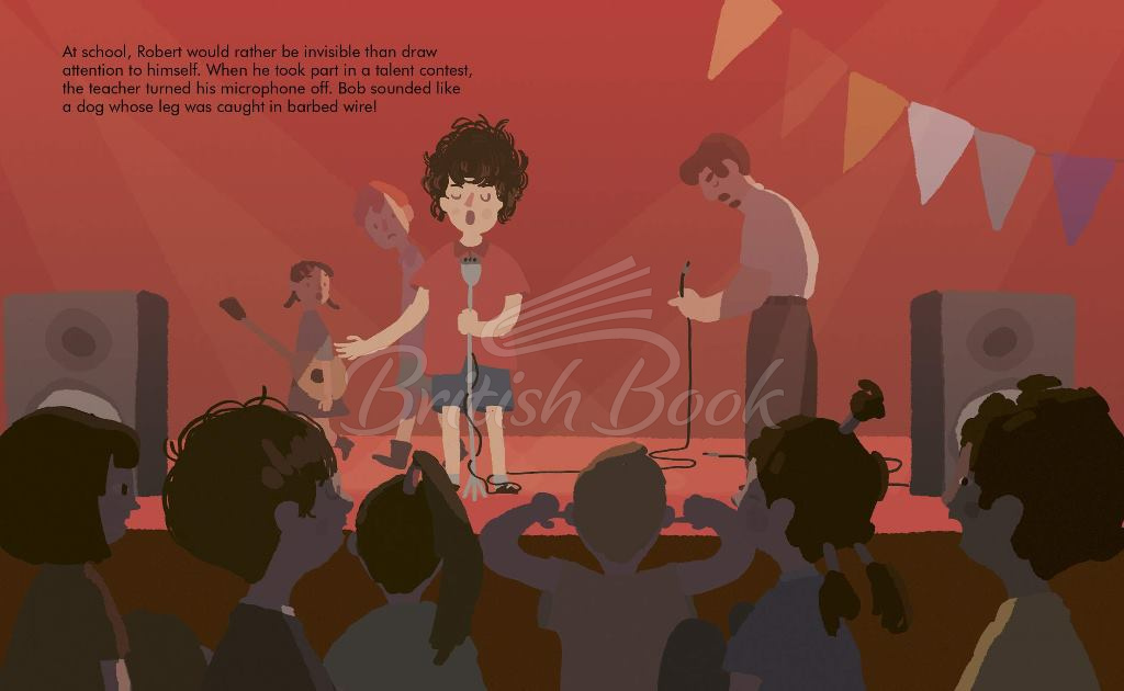 Книга Little People, Big Dreams: Bob Dylan изображение 3