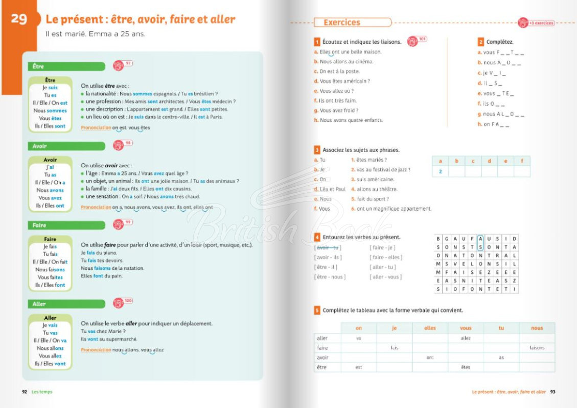 Учебник Exercices de Grammaire et conjugaison A2 изображение 7