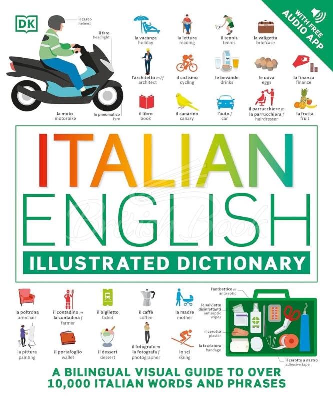 Книга Italian English Illustrated Dictionary изображение