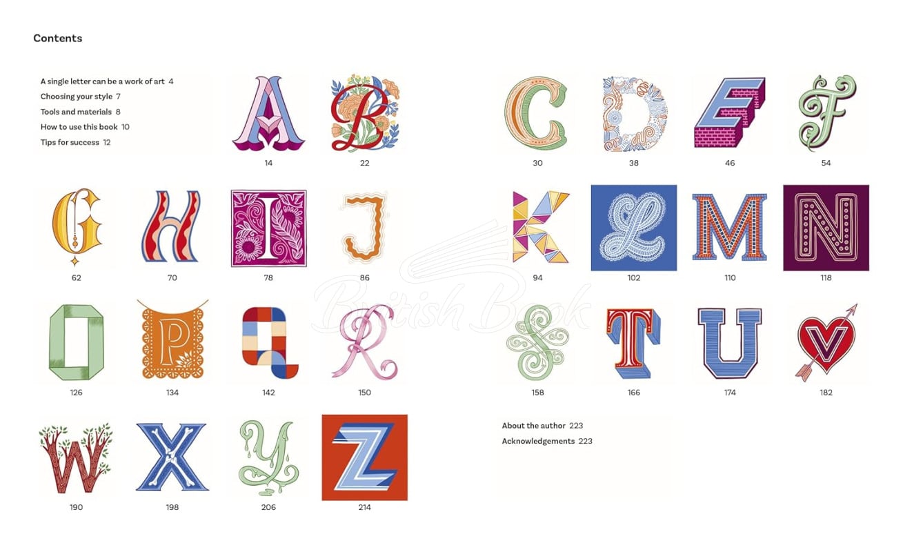 Книга Creative Hand Lettering From A to Z изображение 1