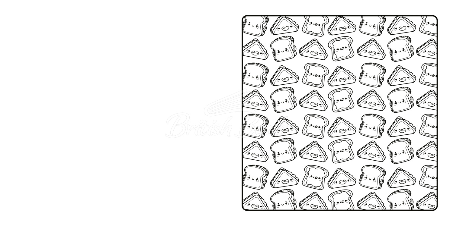 Книга Cosy Cute Yum Yum Colouring Book изображение 1