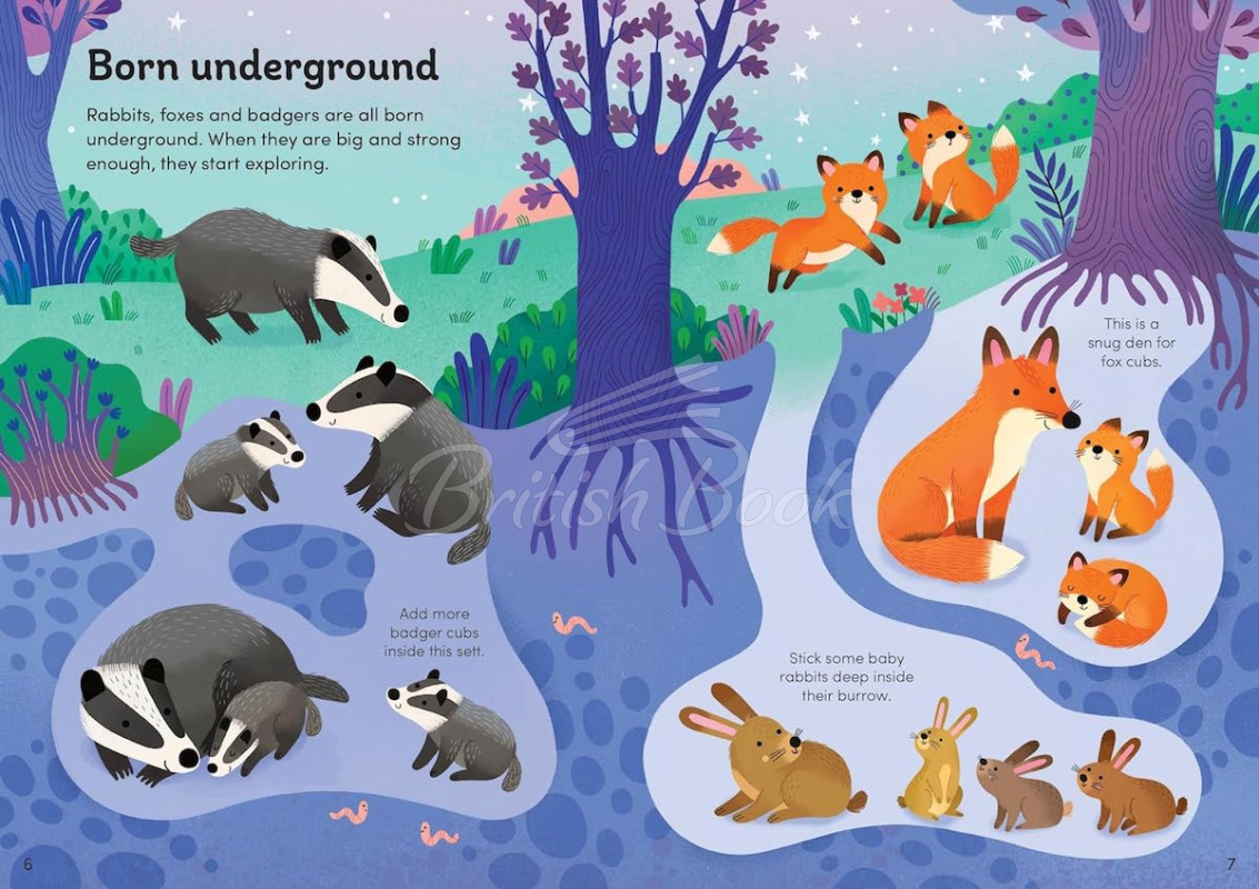Книга Little First Stickers: Baby Animals зображення 1